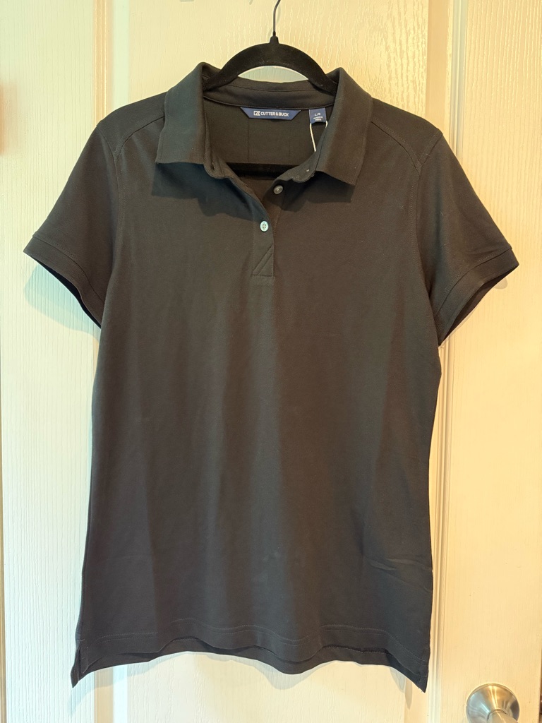Cutter & Buck Women's Short Sleeve Polo In Black